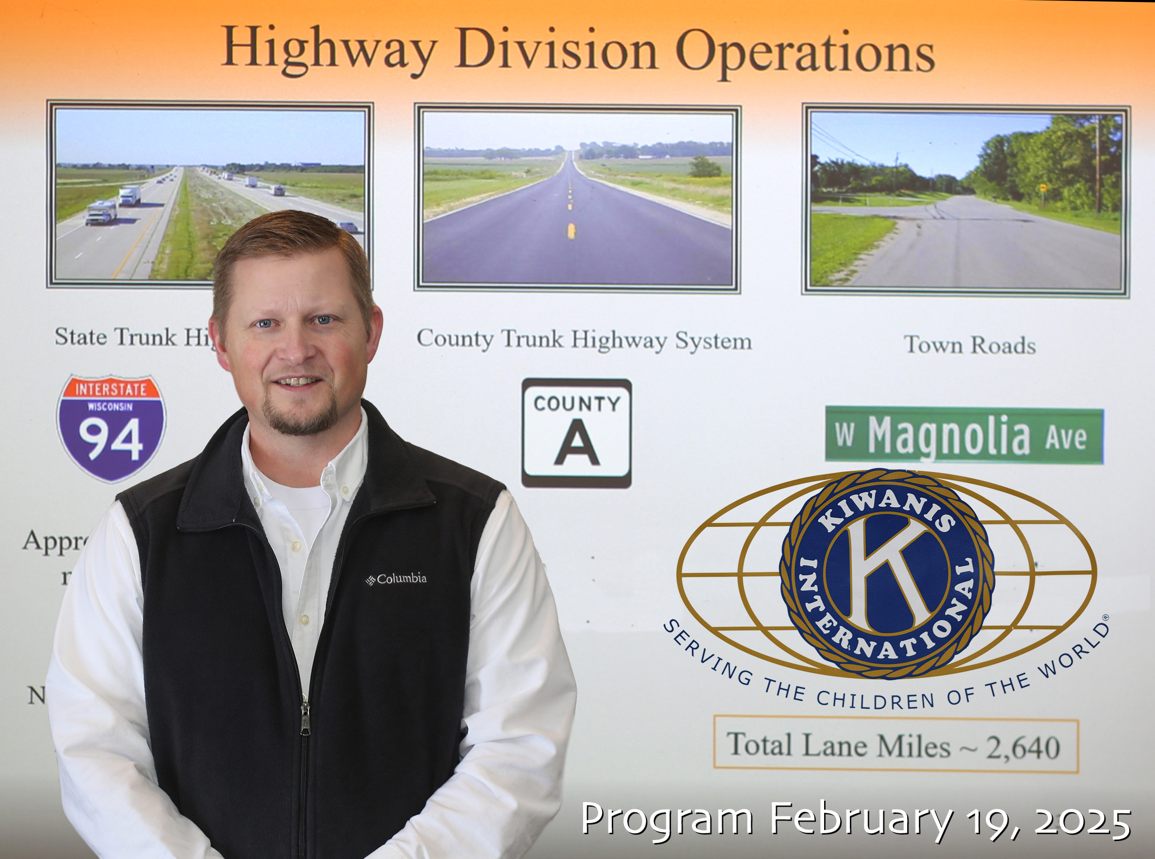 Duane Jorgenson, County Dept of Public Works Hwy Commissioner – General Meeting, February 19th, 2025